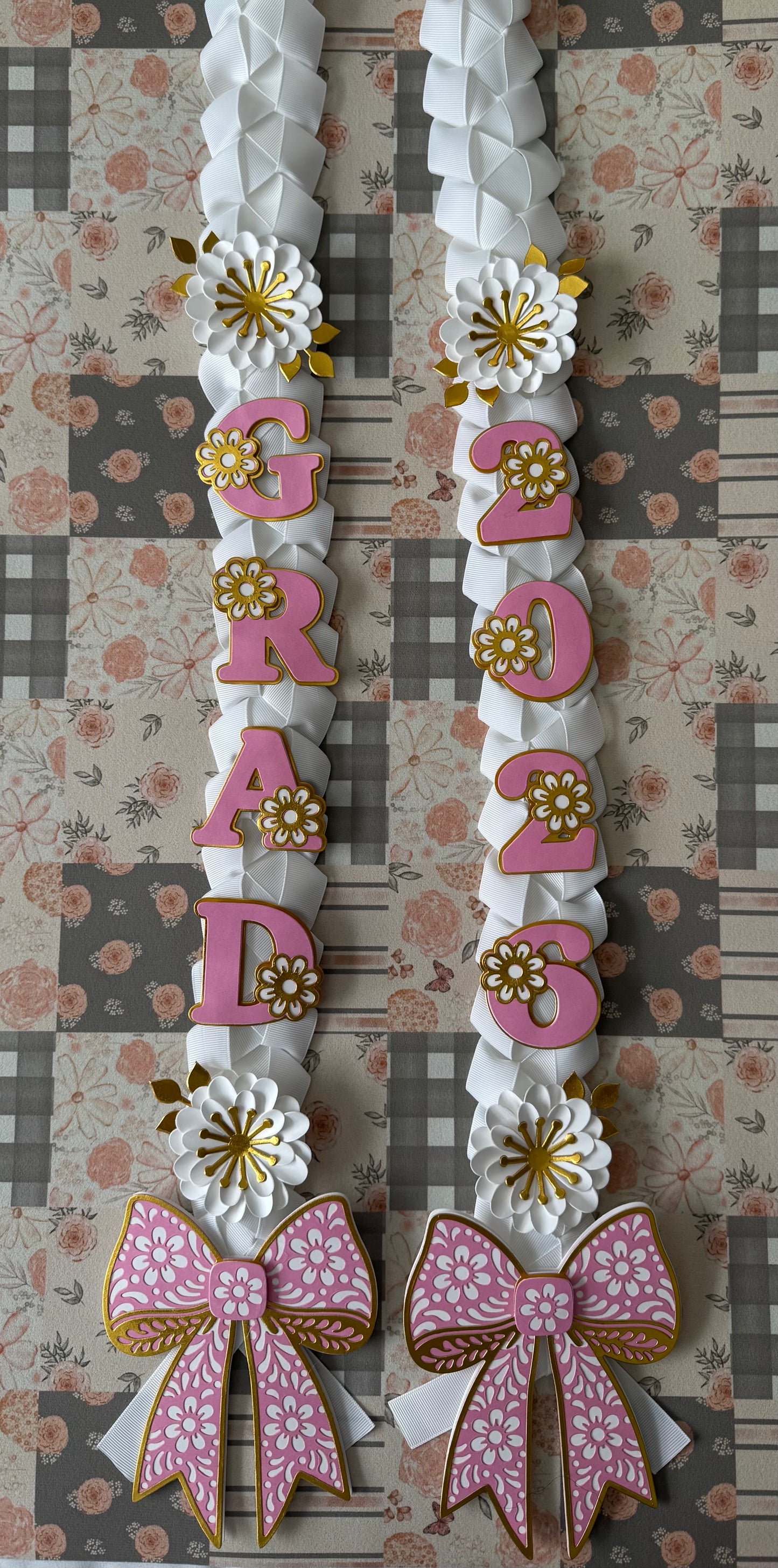 Floral Graduation Lei