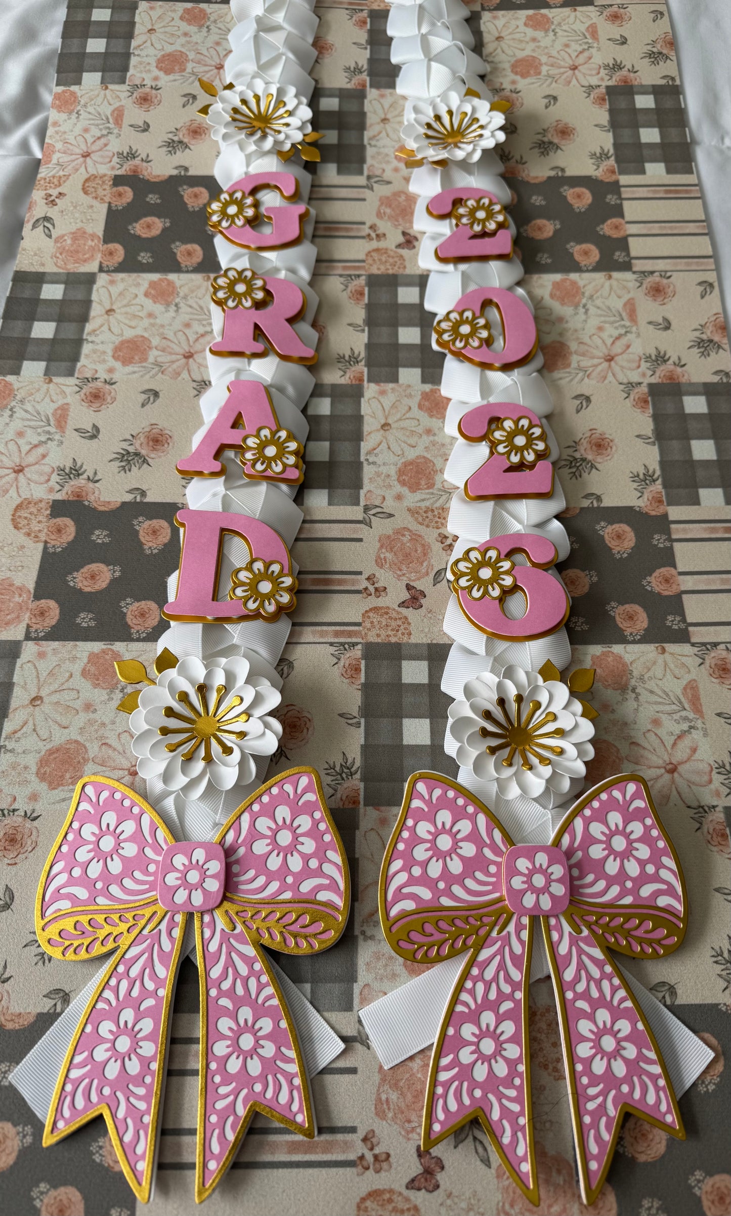 Floral Graduation Lei