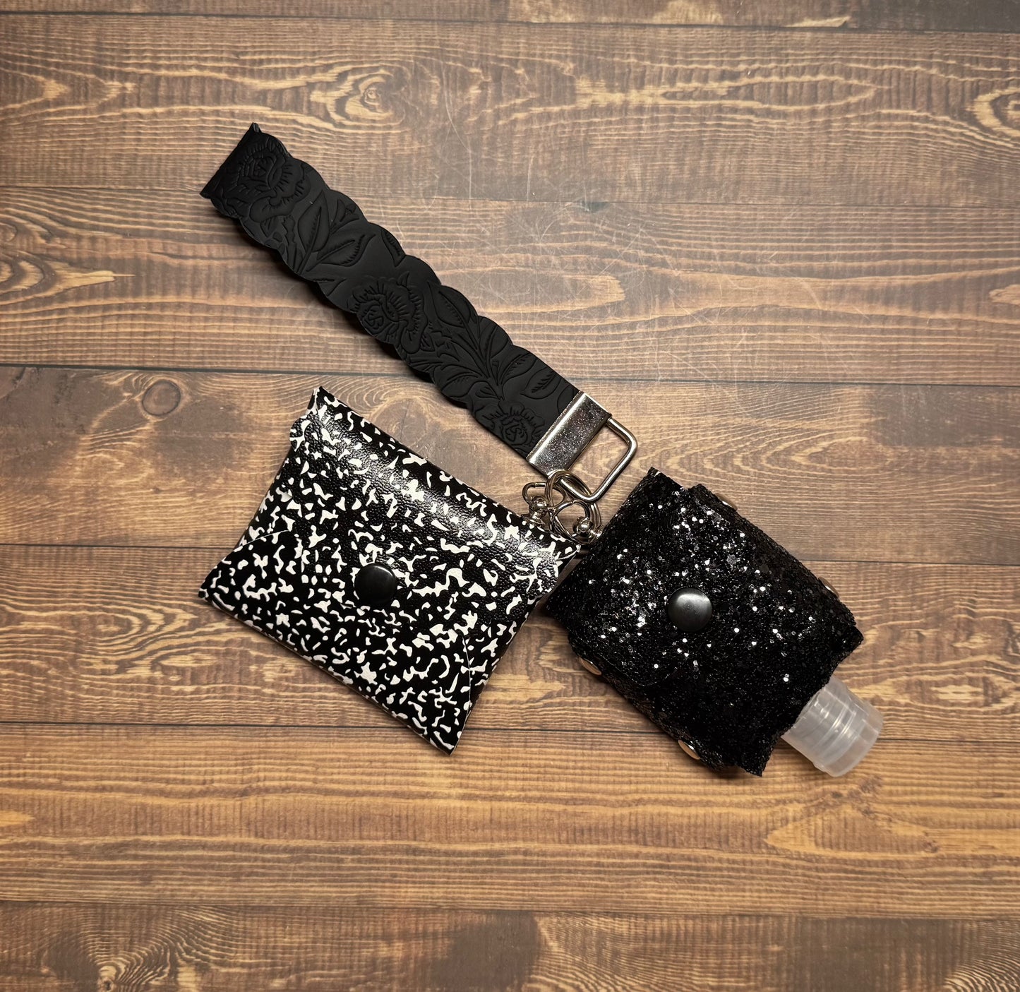Composition book keychain