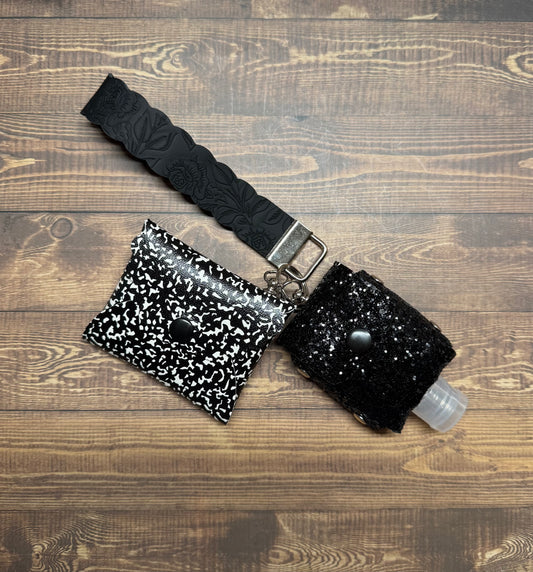 Composition book keychain