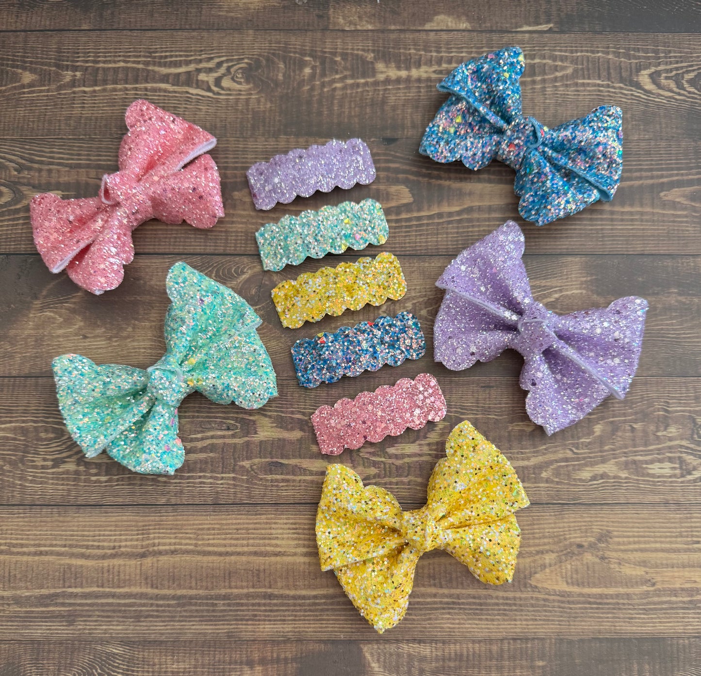 Pastel Dreams Snap Clips (Set of 5)