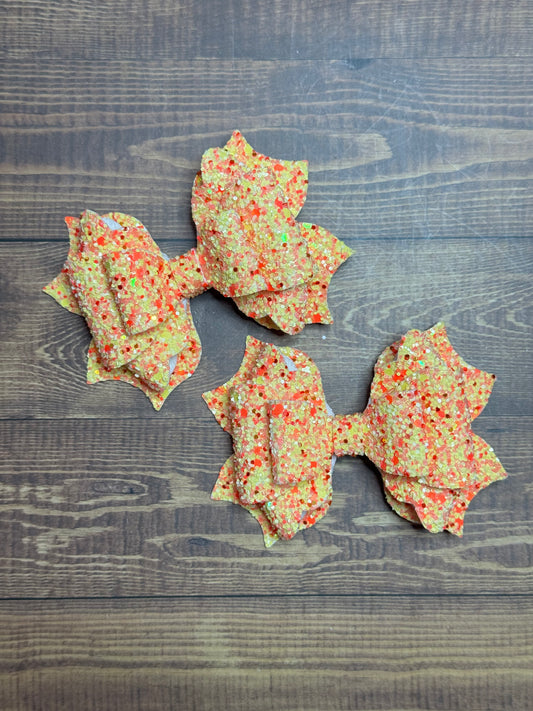 Glitter Lollipop Bow (Set of 2)