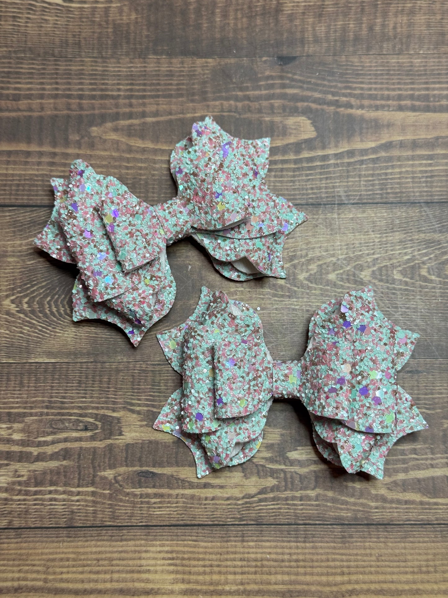 Glitter Lollipop Bow (Set of 2)