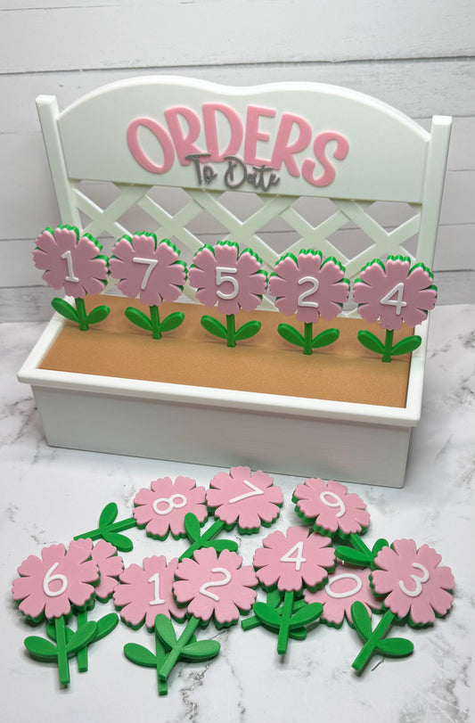 Flower Garden Order Counter