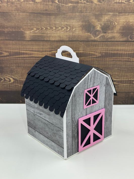 Barn Gift Box/Party Favor Boxes (Set of 6)