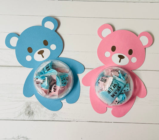 Teddy Bear, Baby Shower, Gender Reveal Party Favors