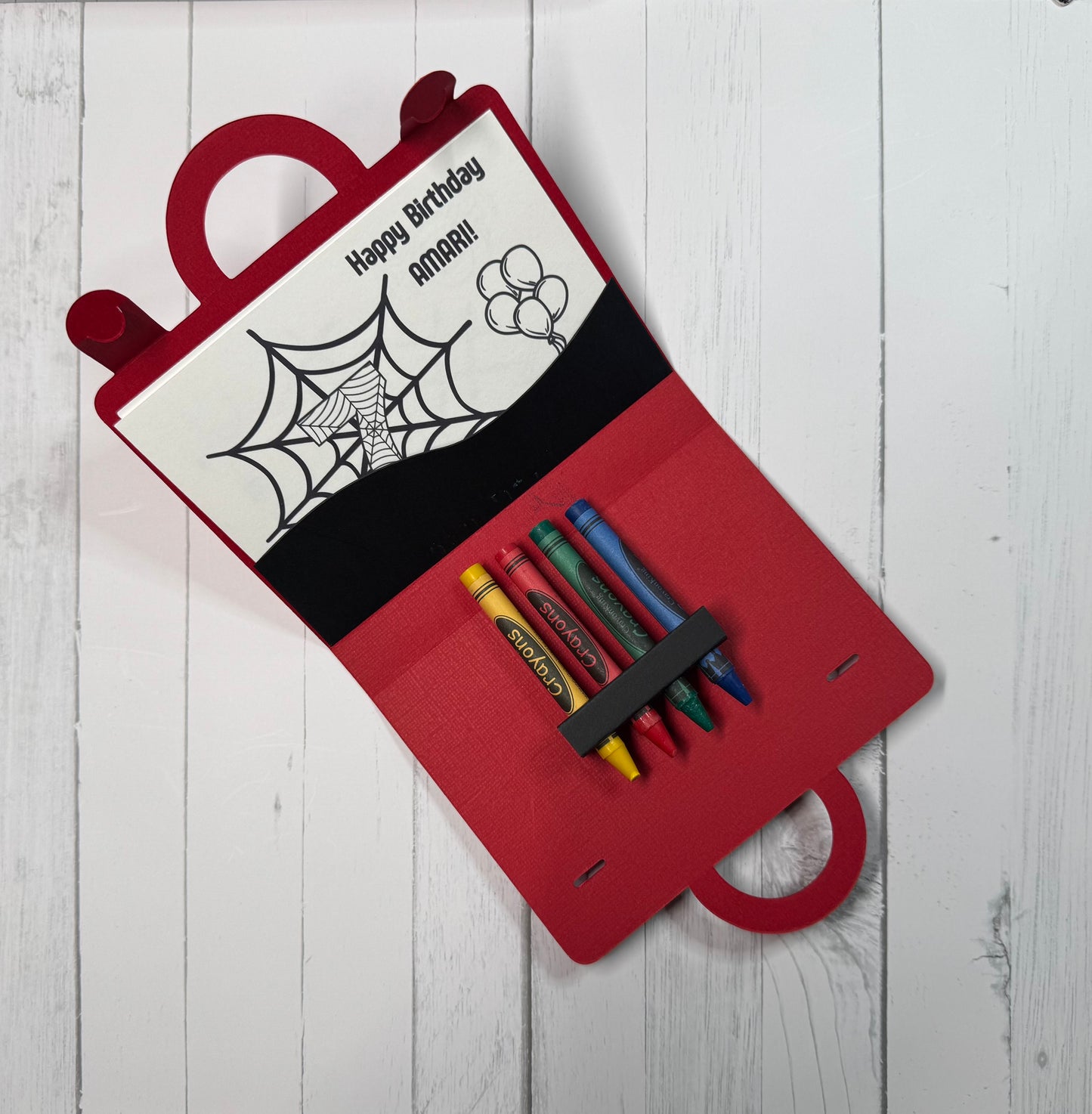 Spider Themed Activity Book Party Favor