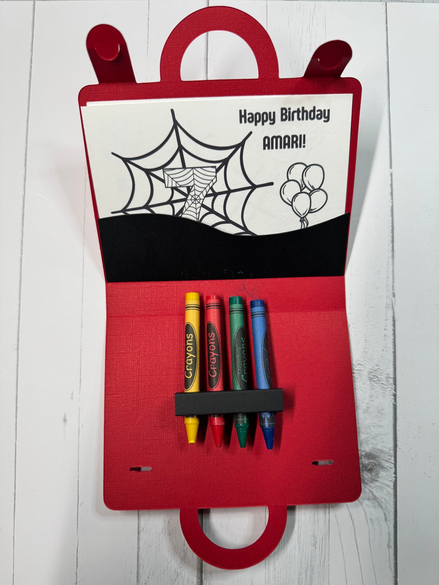 Spider Themed Activity Book Party Favor