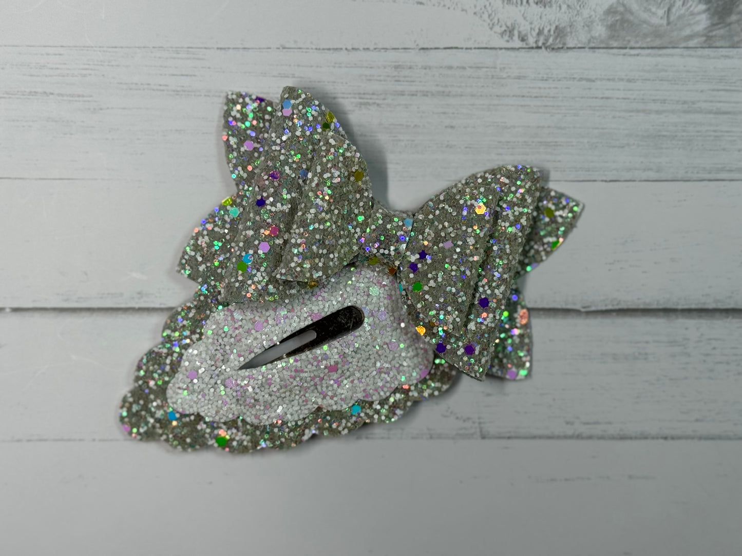 Glitter Bow Clip
