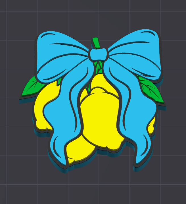 Lemon Bundle Bow Charm
