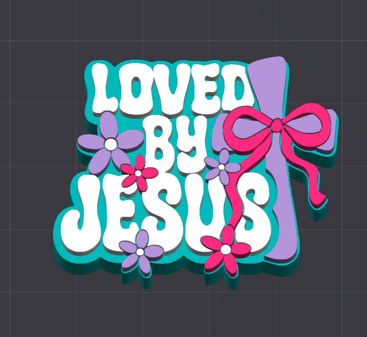 Loved Faith Bow Charm