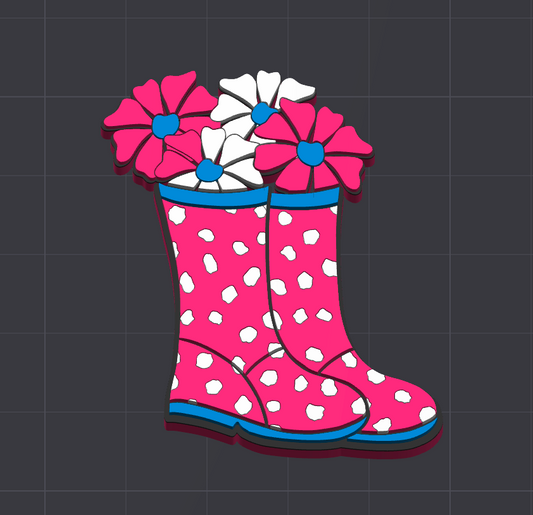 Rain boots Bow Charm