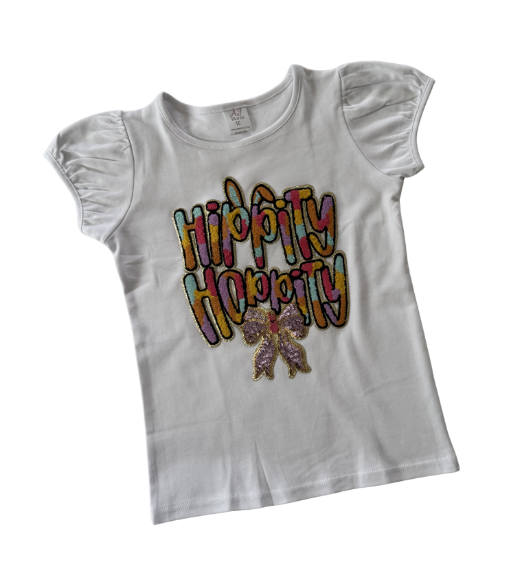 Bunny Embroidery Patch T-Shirt