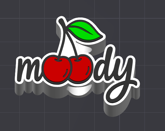 Moody Cherry Straw Topper